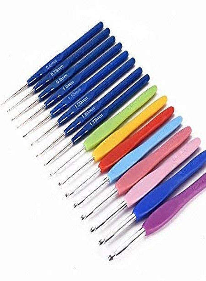 Firstdemand Knitting Crochet Hook Needle Set, 52pcs Ergonomic Sewing Kit 0.6mm-6mm, 1 Scissor, Tape Measure, Hand Knitte DIY Weave Yarn Craft Tools to Knit Hats, Socks, Sweaters - Image 5